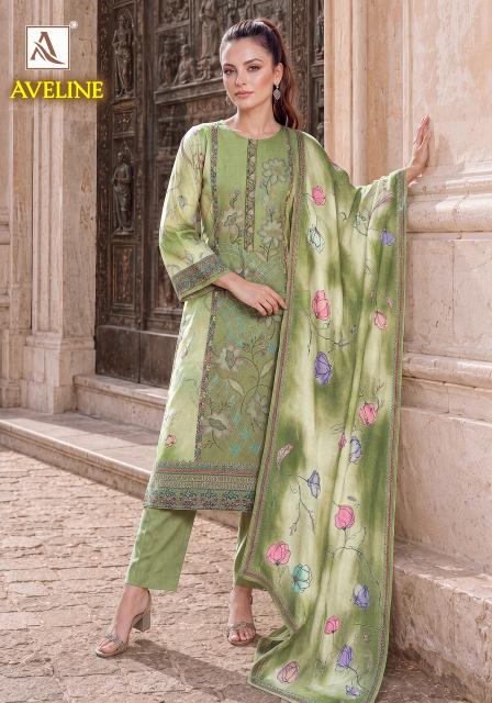 Alok suit aveline dress materials wholesalers in surat